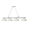 Z-Lite Cordon 4 Light Billiard, Brushed Nickel & White Linen 2306-4BN-DWL14 - alternate 6